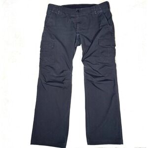 Under Armour Tactical Patrol Pants Womens 18 Black Ripstop Cargo Pockets Outdoor